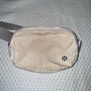 lululemon athletica Cream Belt Bag